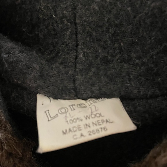 Fleece Lined Wool Hoodie - Picture 3 of 3